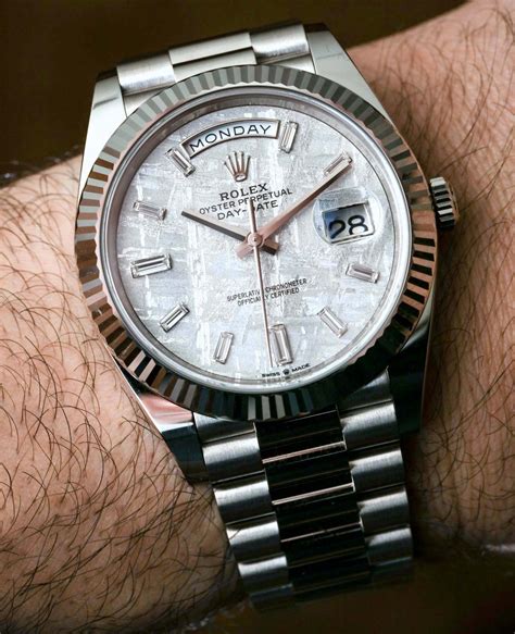 rolex meteorite dial.